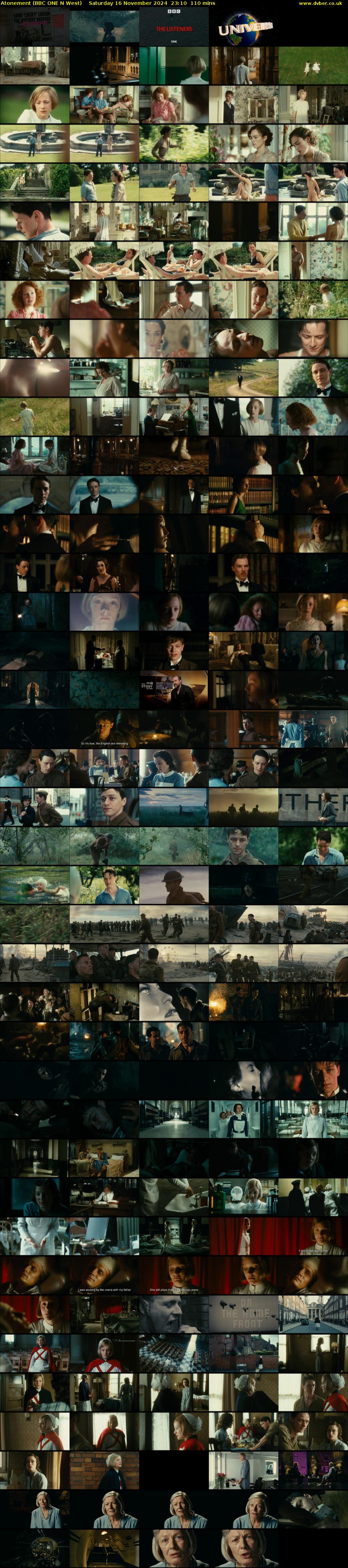 Atonement (BBC ONE N West) Saturday 16 November 2024 23:10 - 01:00