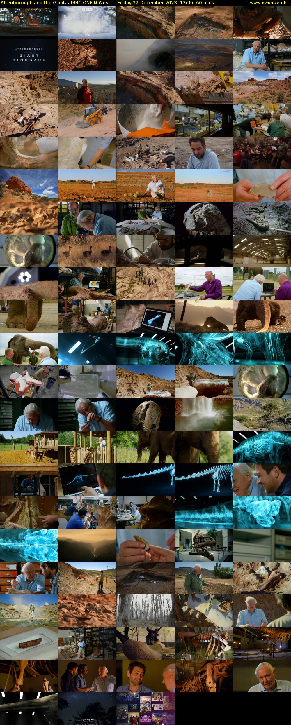 Attenborough and the Giant... (BBC ONE N West) Friday 22 December 2023 13:45 - 14:45