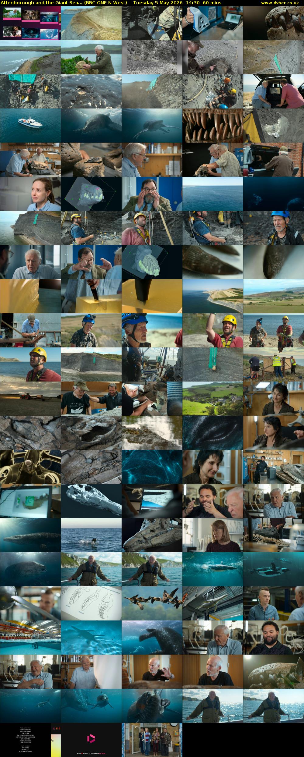 Attenborough and the Giant Sea... (BBC ONE N West) Tuesday 5 May 2026 14:30 - 15:30