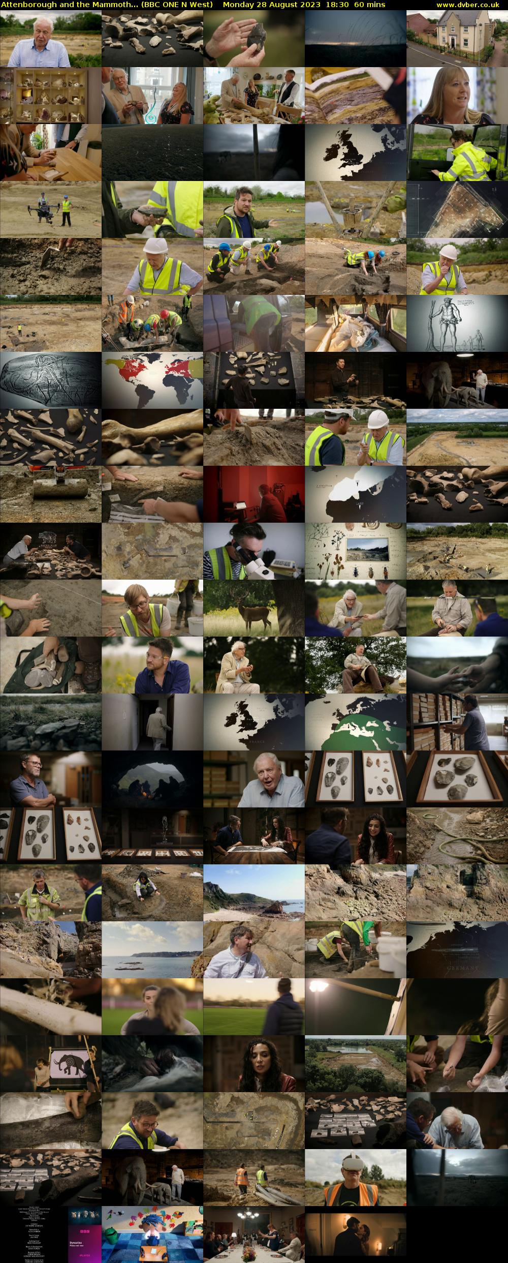 Attenborough and the Mammoth... (BBC ONE N West) Monday 28 August 2023 18:30 - 19:30