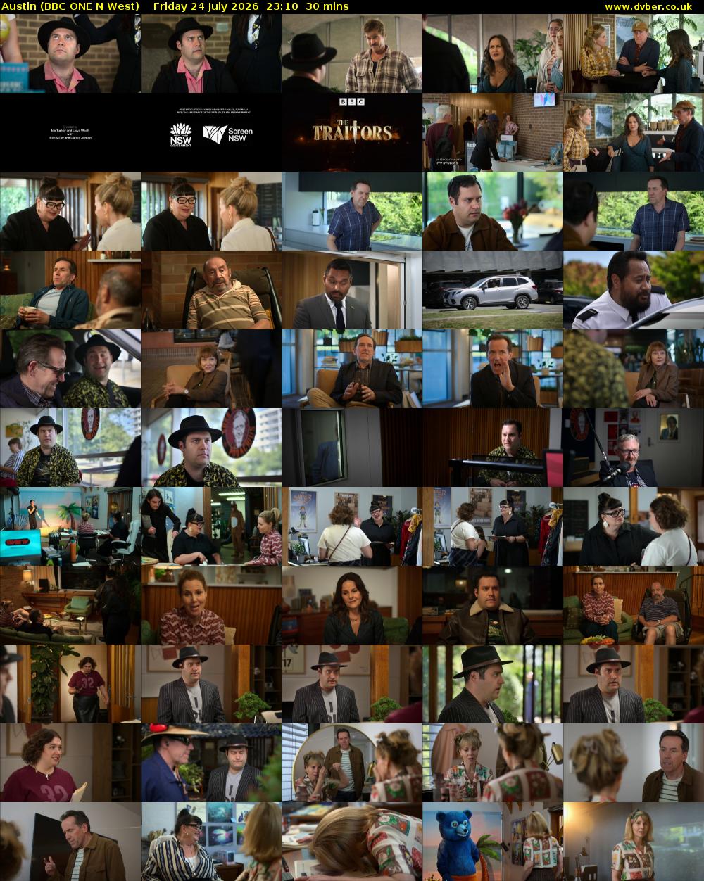 Austin (BBC ONE N West) Friday 24 July 2026 23:10 - 23:40
