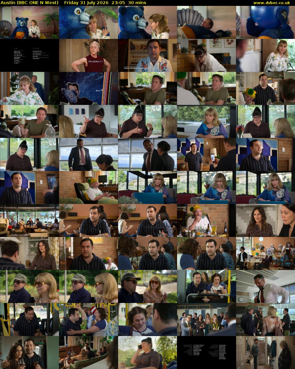 Austin (BBC ONE N West) Friday 31 July 2026 23:05 - 23:35