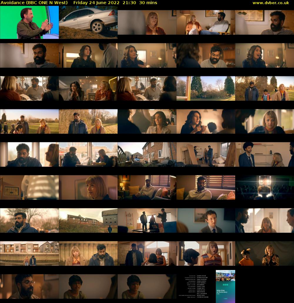 Avoidance (BBC ONE N West) Friday 24 June 2022 21:30 - 22:00