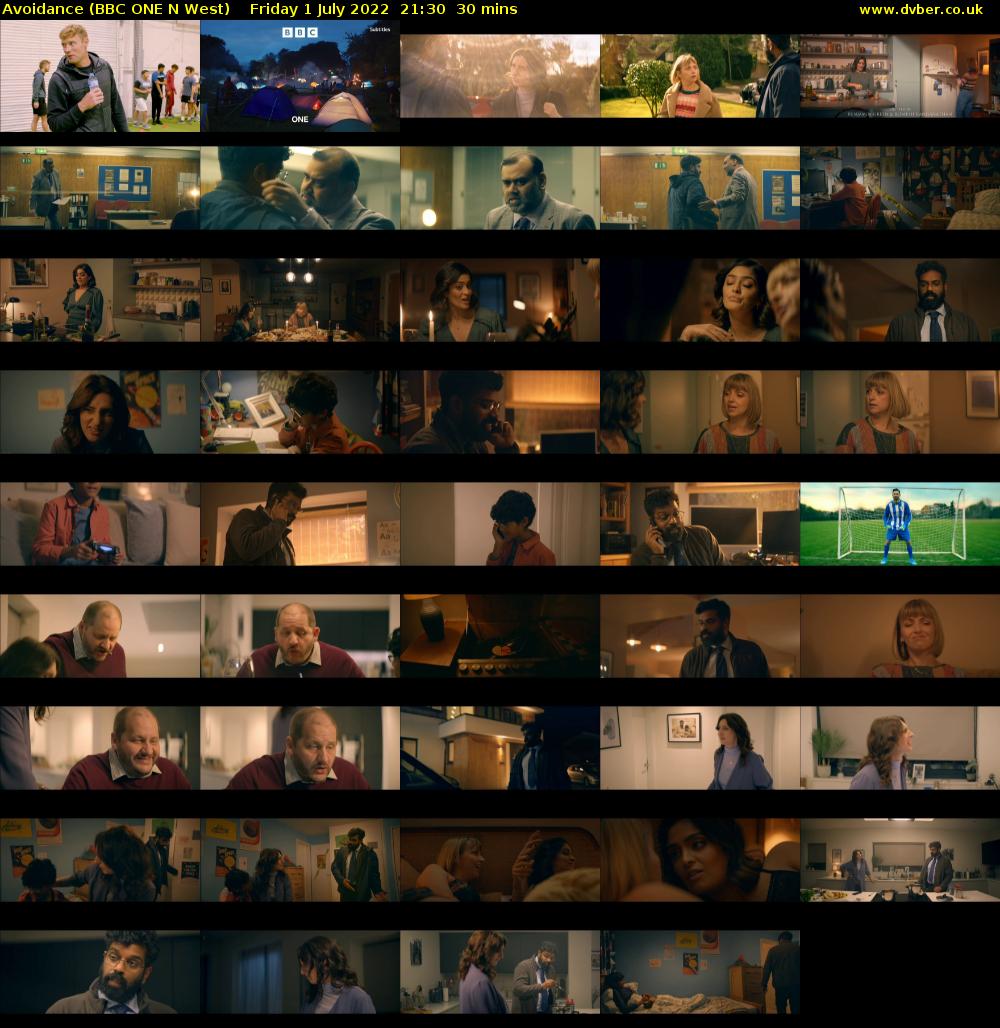 Avoidance (BBC ONE N West) Friday 1 July 2022 21:30 - 22:00