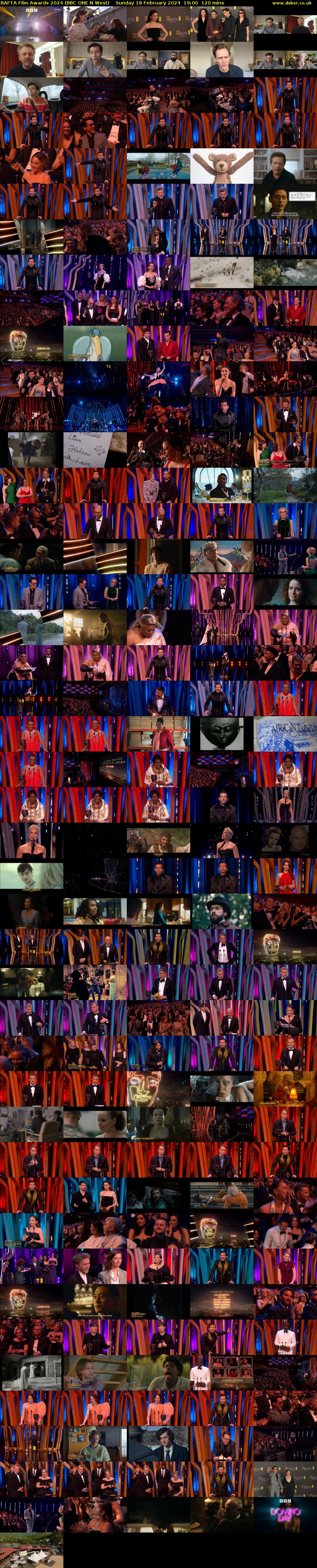 BAFTA Film Awards 2024 (BBC ONE N West) Sunday 18 February 2024 19:00 - 21:00
