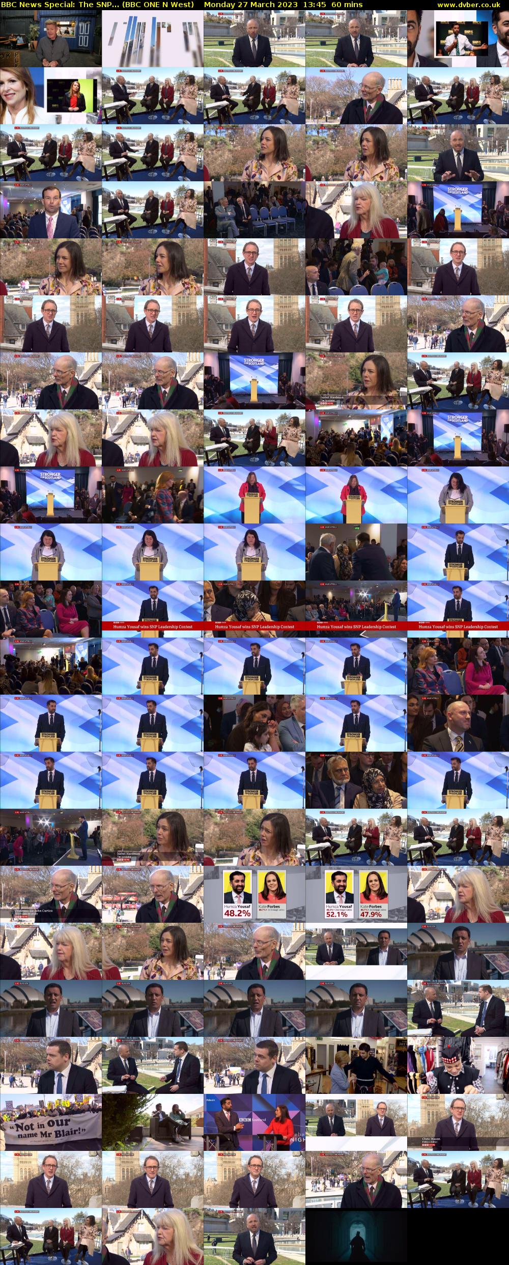 BBC News Special: The SNP... (BBC ONE N West) Monday 27 March 2023 13:45 - 14:45
