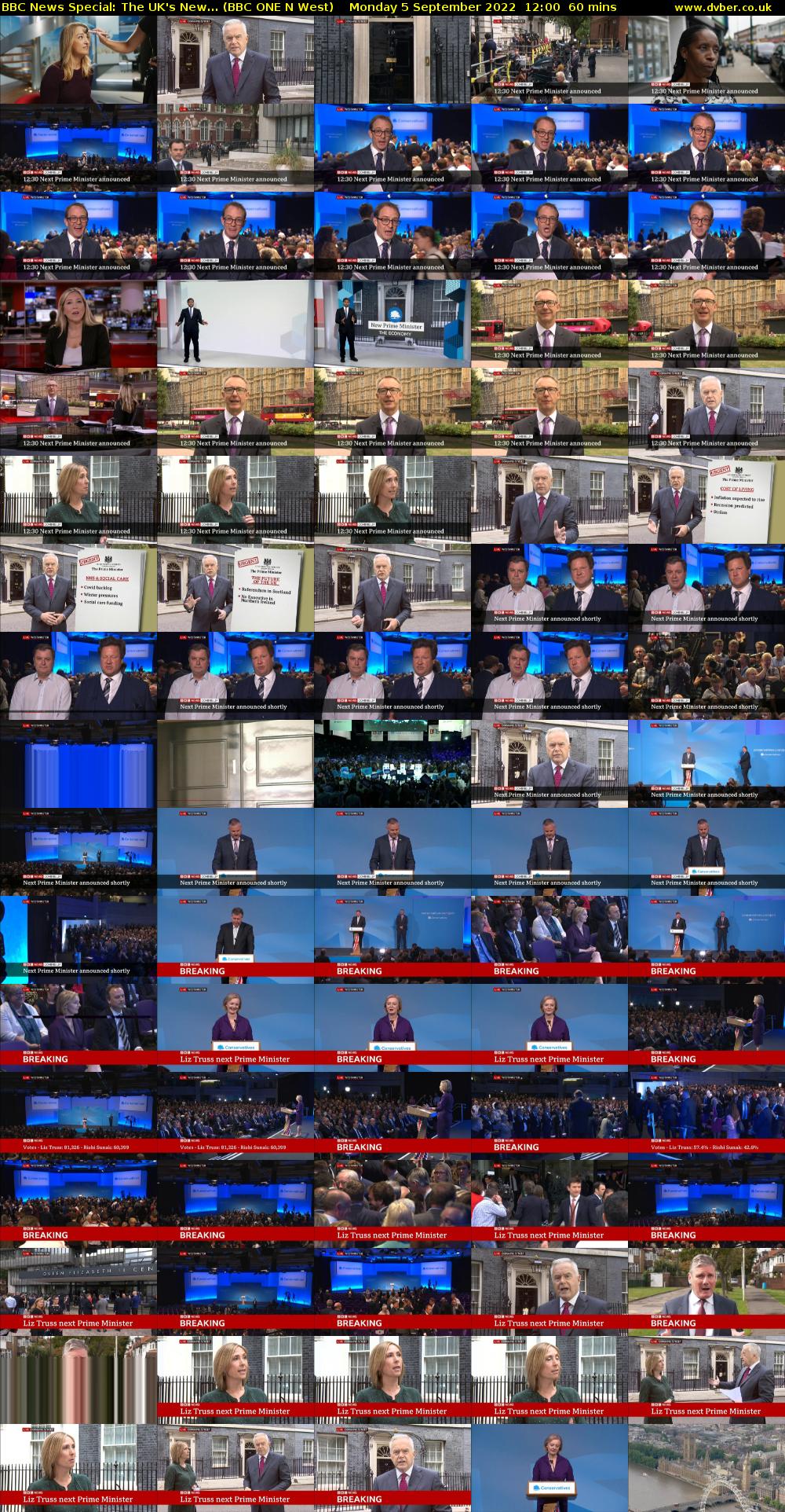 BBC News Special: The UK's New... (BBC ONE N West) Monday 5 September 2022 12:00 - 13:00