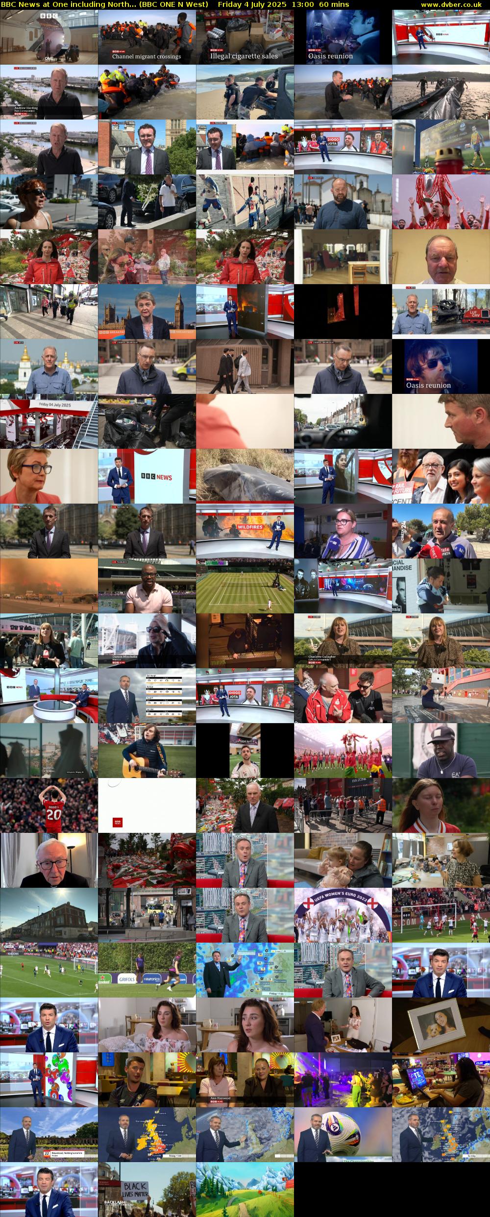 BBC News at One including North... (BBC ONE N West) Friday 4 July 2025 13:00 - 14:00
