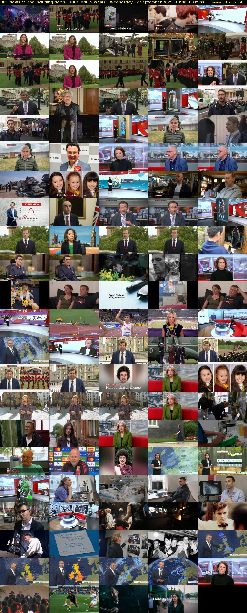 BBC News at One including North... (BBC ONE N West) Wednesday 17 September 2025 13:00 - 14:00