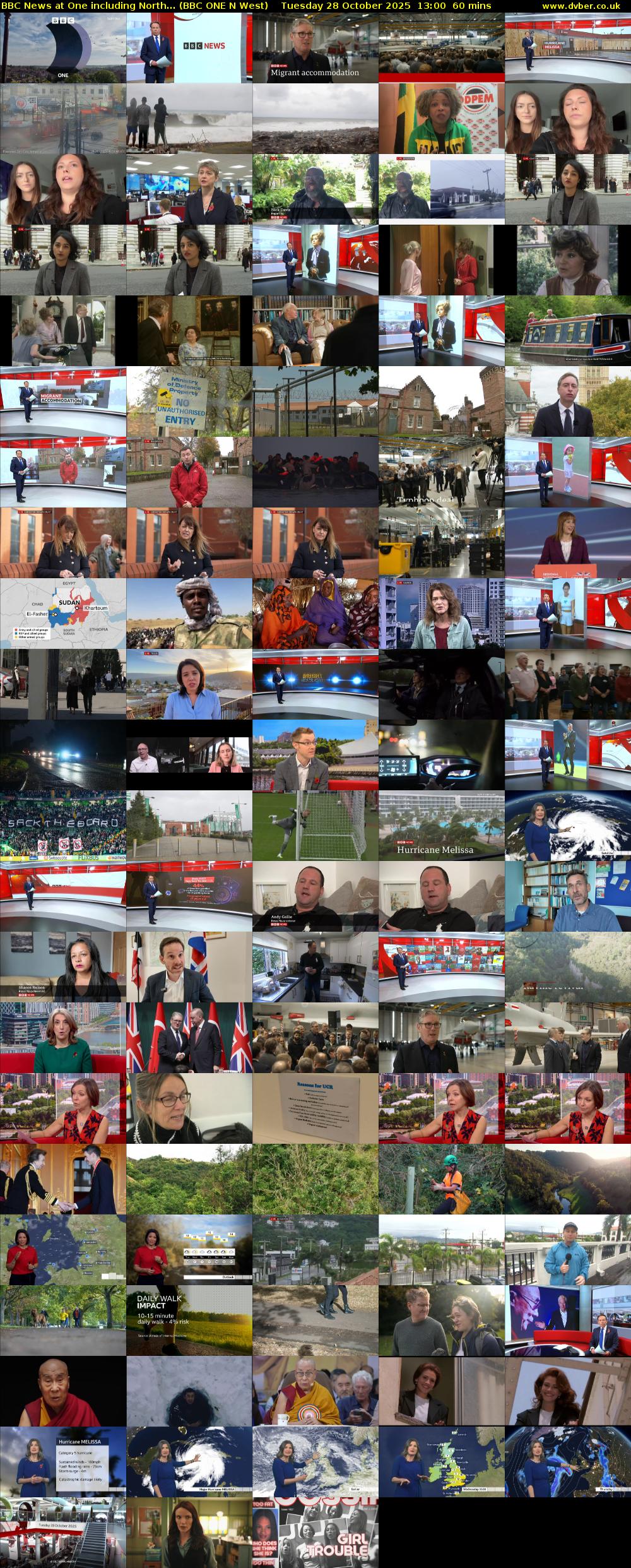 BBC News at One including North... (BBC ONE N West) Tuesday 28 October 2025 13:00 - 14:00