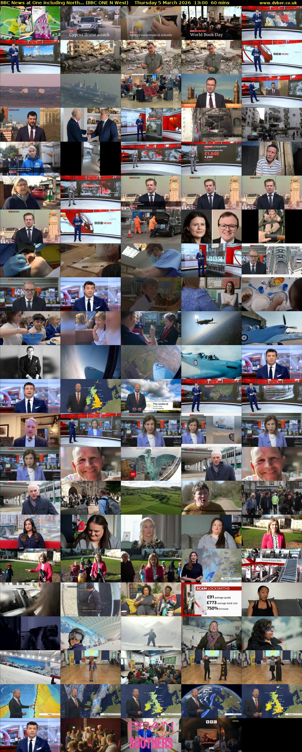 BBC News at One including North... (BBC ONE N West) Thursday 5 March 2026 13:00 - 14:00