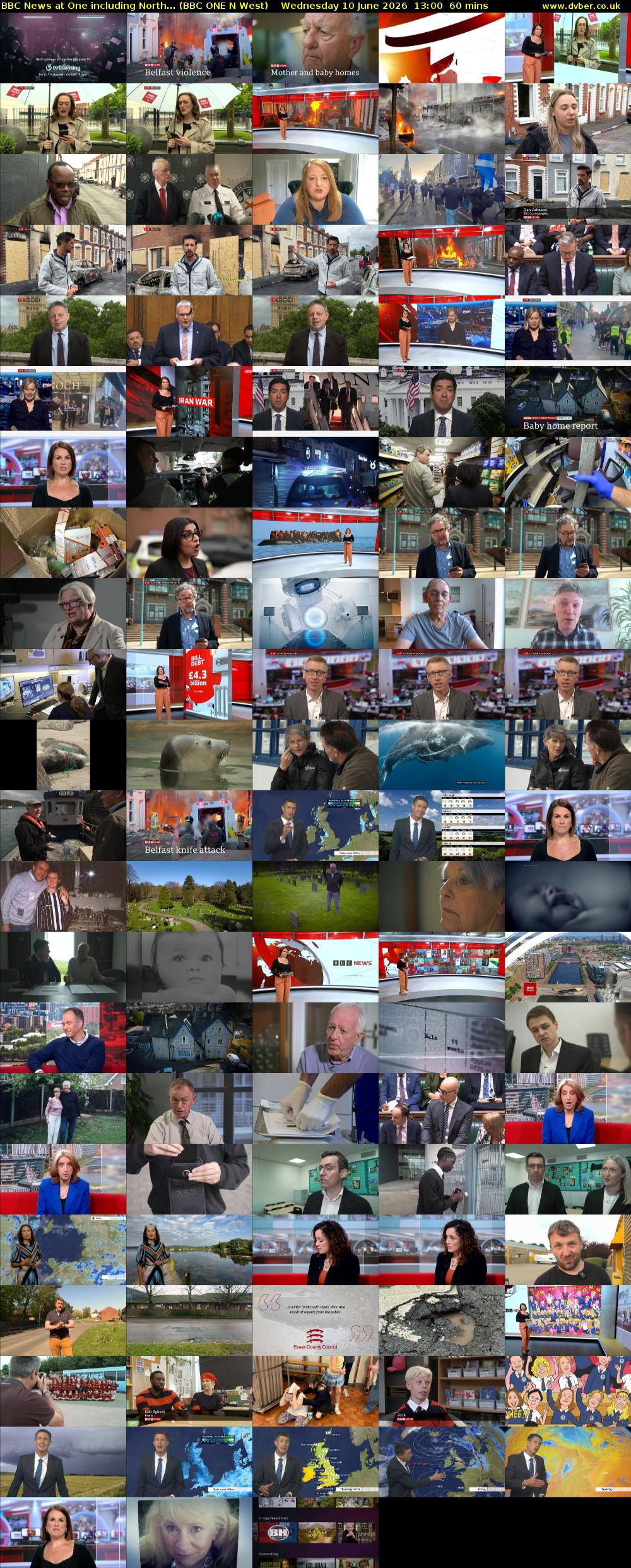 BBC News at One including North... (BBC ONE N West) Wednesday 10 June 2026 13:00 - 14:00