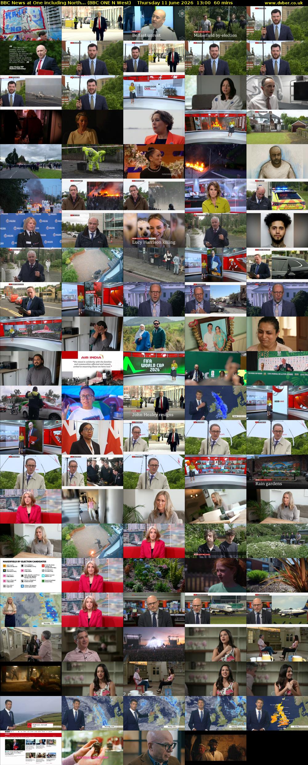 BBC News at One including North... (BBC ONE N West) Thursday 11 June 2026 13:00 - 14:00