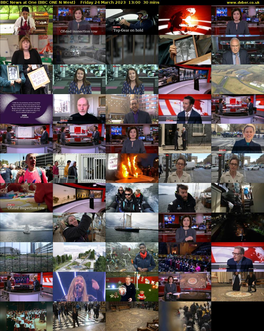 BBC News at One (BBC ONE N West) Friday 24 March 2023 13:00 - 13:30