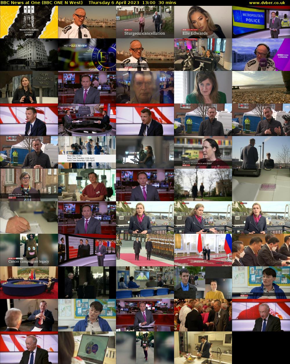 BBC News at One (BBC ONE N West) Thursday 6 April 2023 13:00 - 13:30