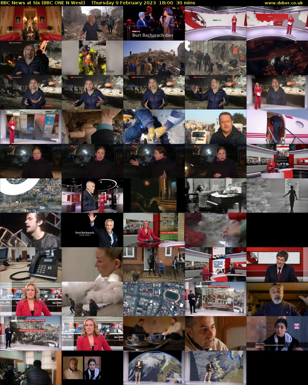 BBC News at Six (BBC ONE N West) Thursday 9 February 2023 18:00 - 18:30