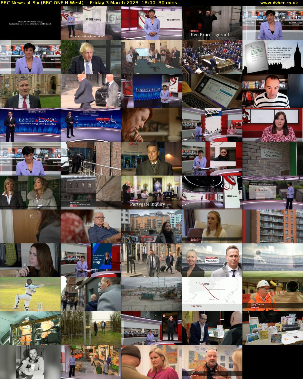 BBC News at Six (BBC ONE N West) Friday 3 March 2023 18:00 - 18:30