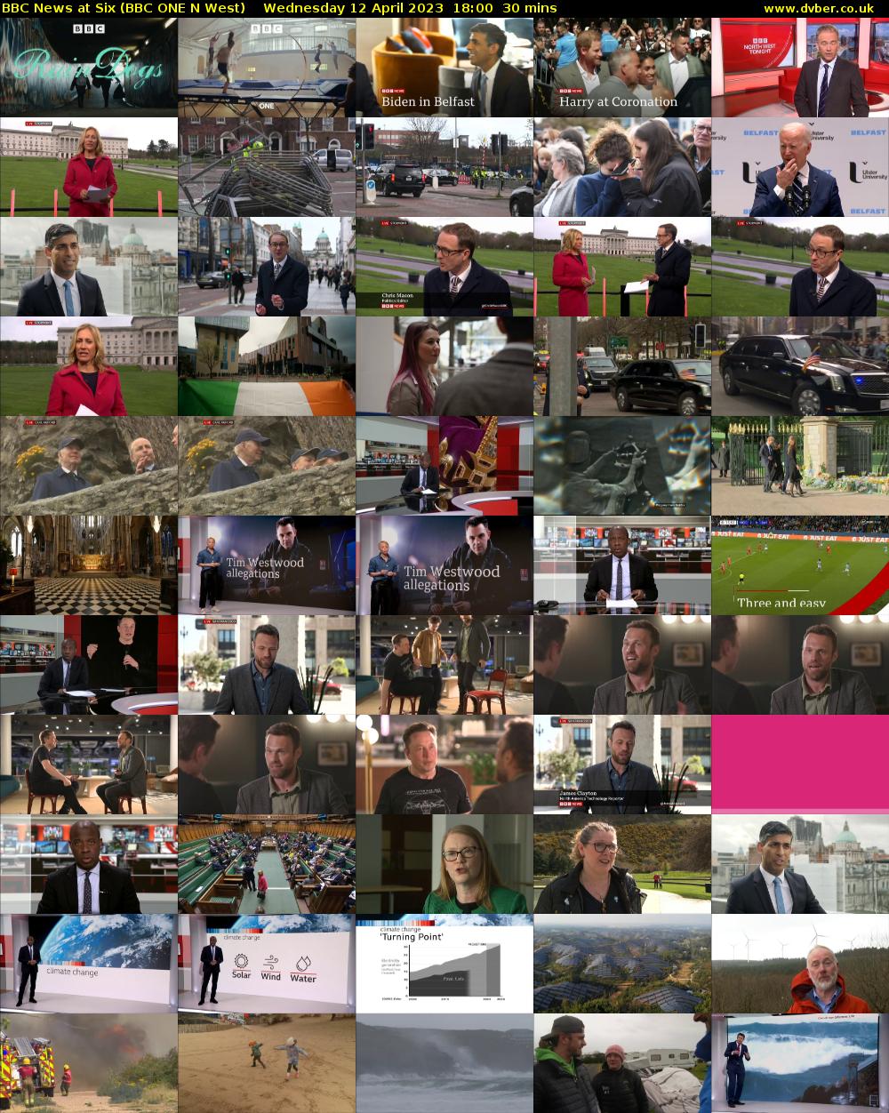 BBC News at Six (BBC ONE N West) Wednesday 12 April 2023 18:00 - 18:30