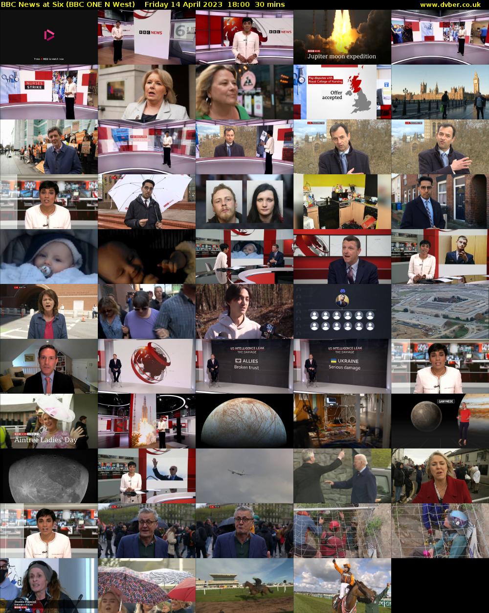 BBC News at Six (BBC ONE N West) Friday 14 April 2023 18:00 - 18:30
