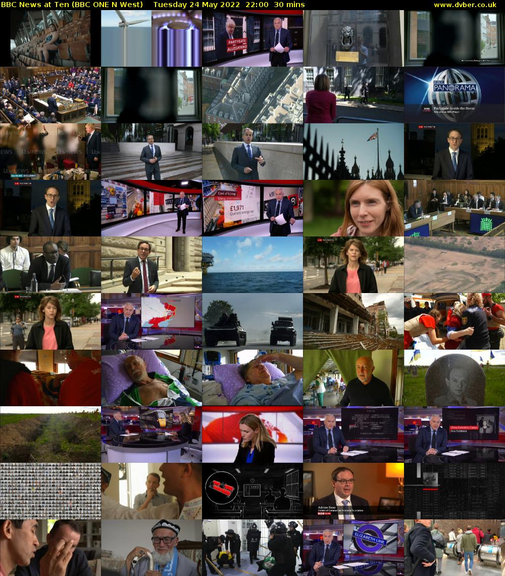 BBC News at Ten (BBC ONE N West) Tuesday 24 May 2022 22:00 - 22:30
