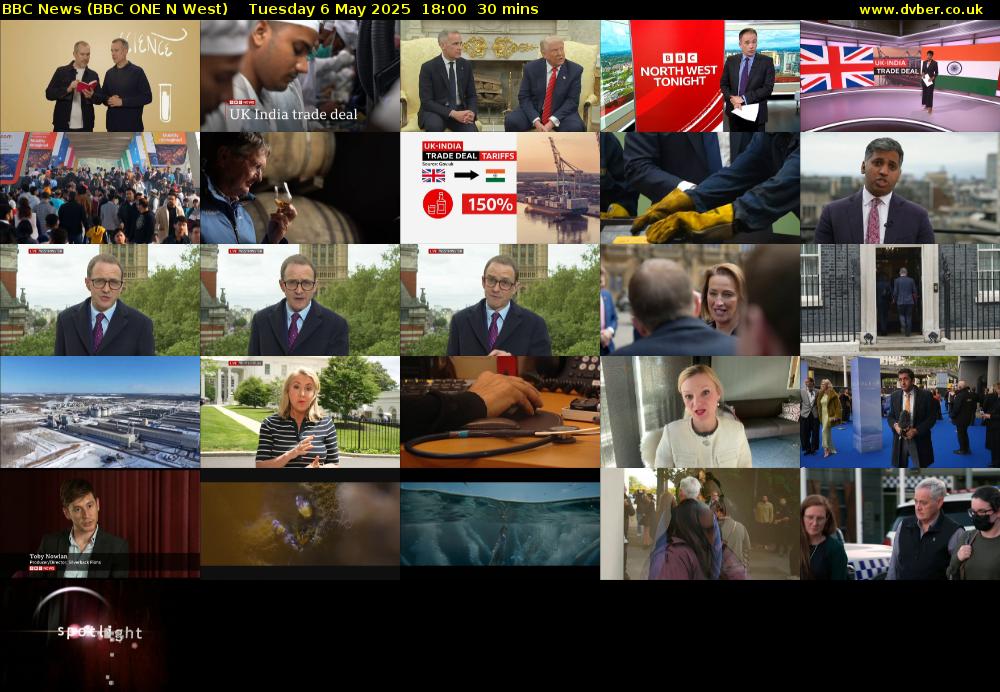 BBC News (BBC ONE N West) Tuesday 6 May 2025 18:00 - 18:30