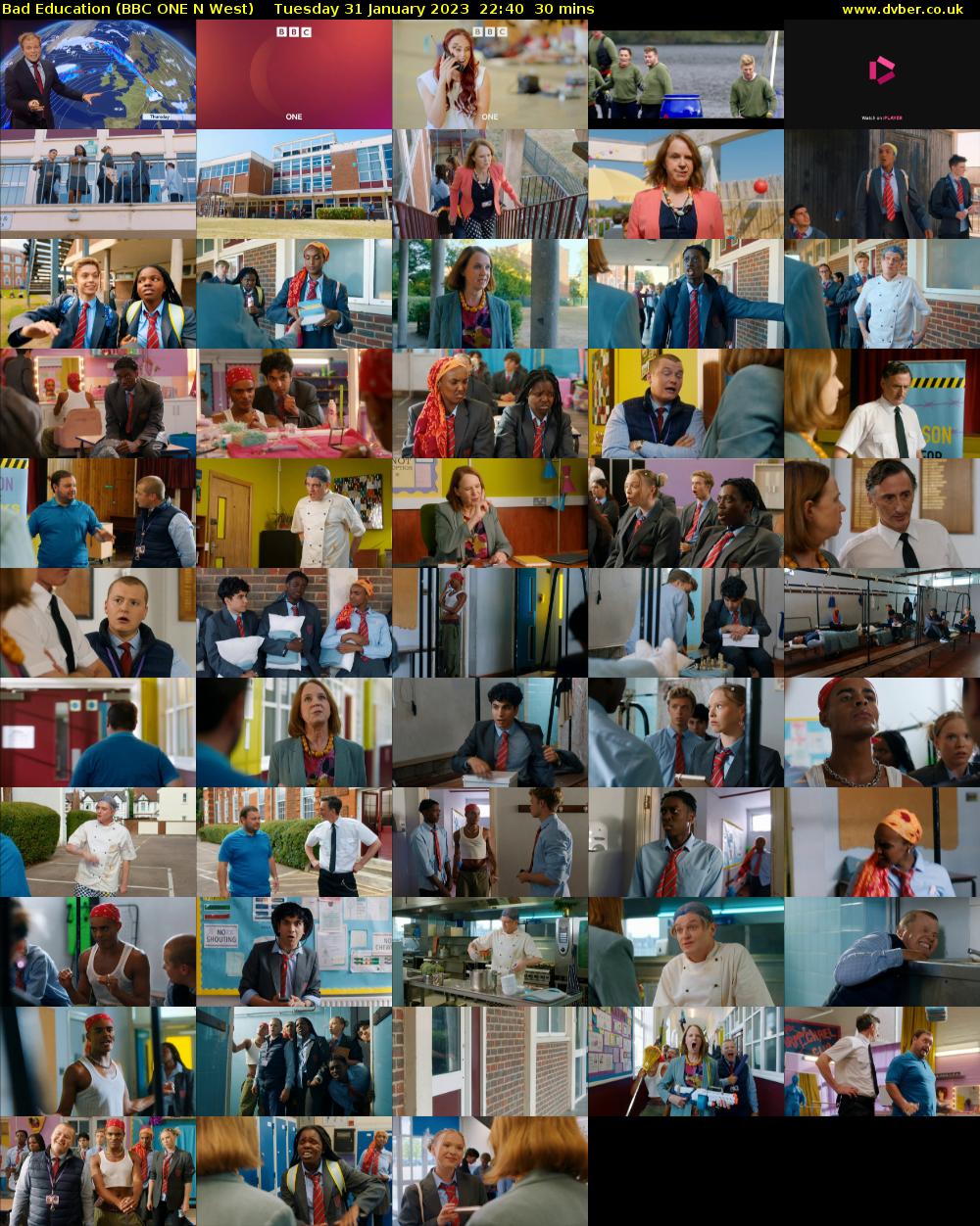 Bad Education (BBC ONE N West) Tuesday 31 January 2023 22:40 - 23:10