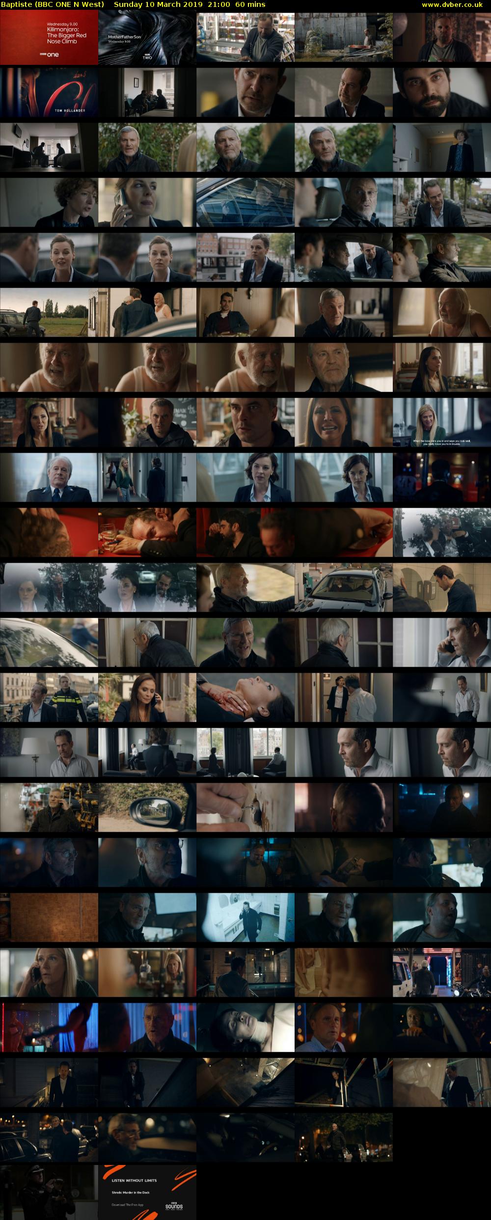 Baptiste (BBC ONE N West) Sunday 10 March 2019 21:00 - 22:00