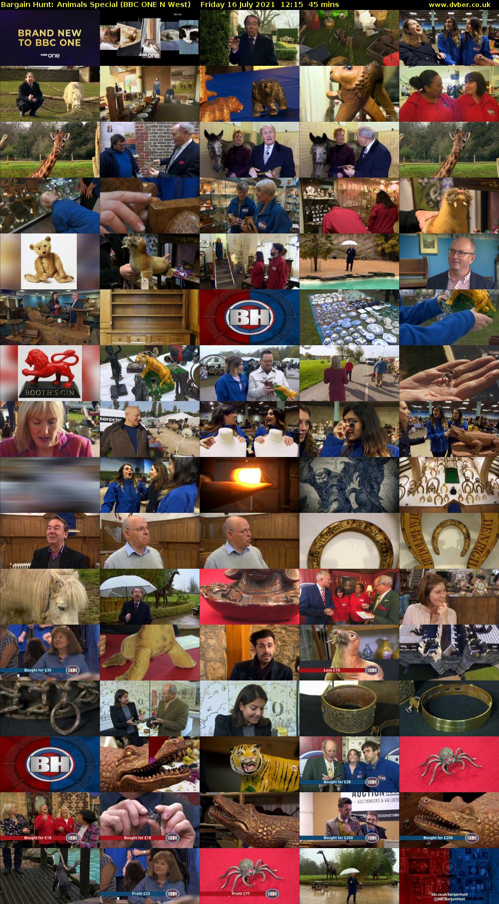 Bargain Hunt: Animals Special (BBC ONE N West) Friday 16 July 2021 12:15 - 13:00
