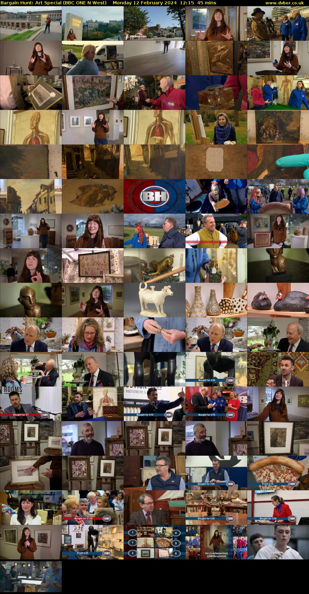 Bargain Hunt: Art Special (BBC ONE N West) Monday 12 February 2024 12:15 - 13:00