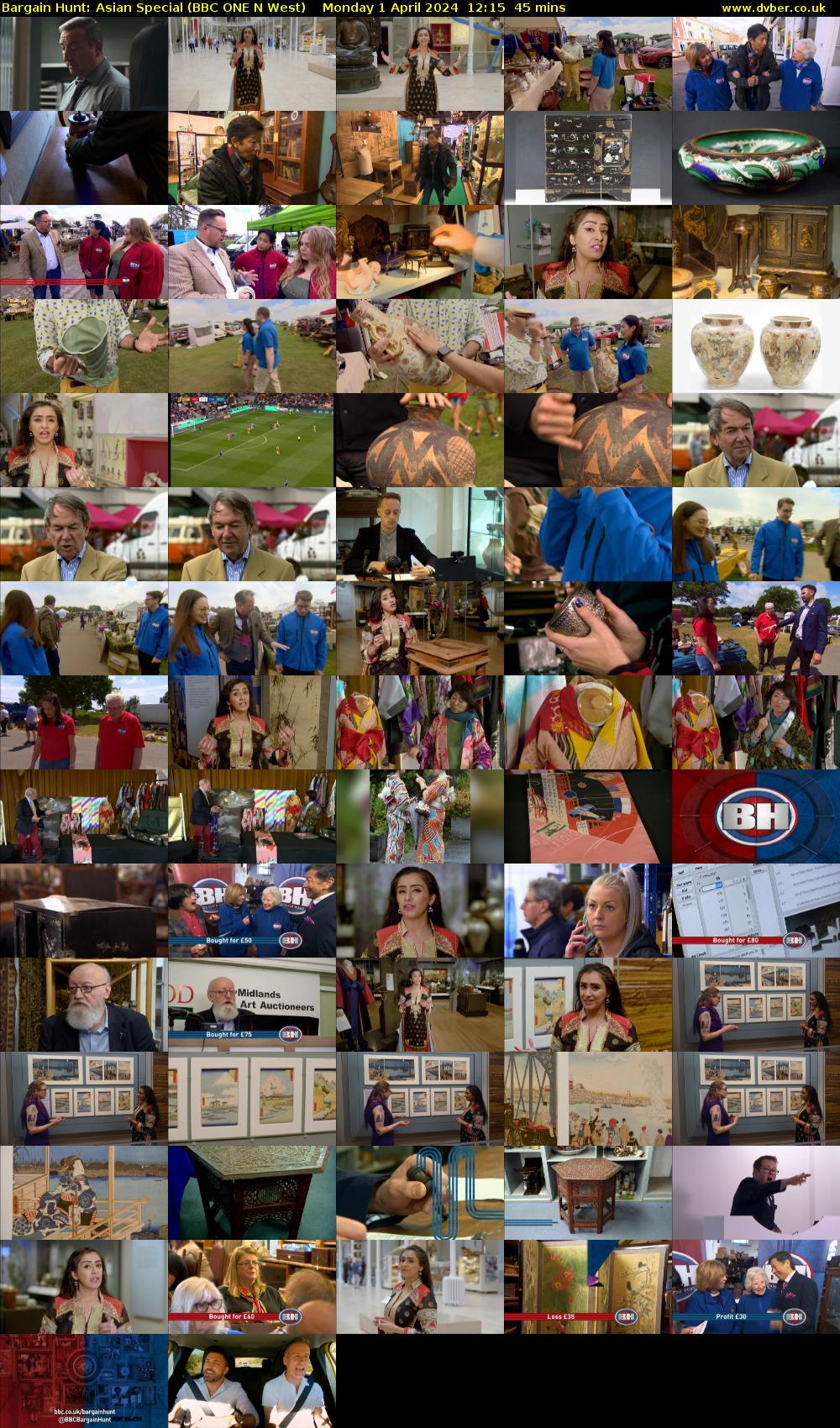 Bargain Hunt: Asian Special (BBC ONE N West) Monday 1 April 2024 12:15 - 13:00