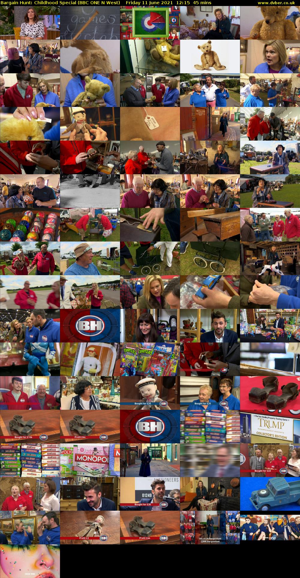 Bargain Hunt: Childhood Special (BBC ONE N West) Friday 11 June 2021 12:15 - 13:00