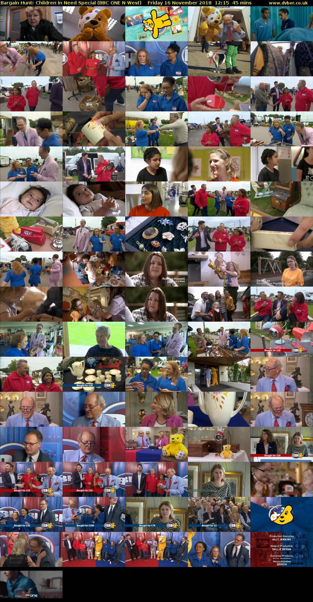 Bargain Hunt: Children in Need Special (BBC ONE N West) Friday 16 November 2018 12:15 - 13:00
