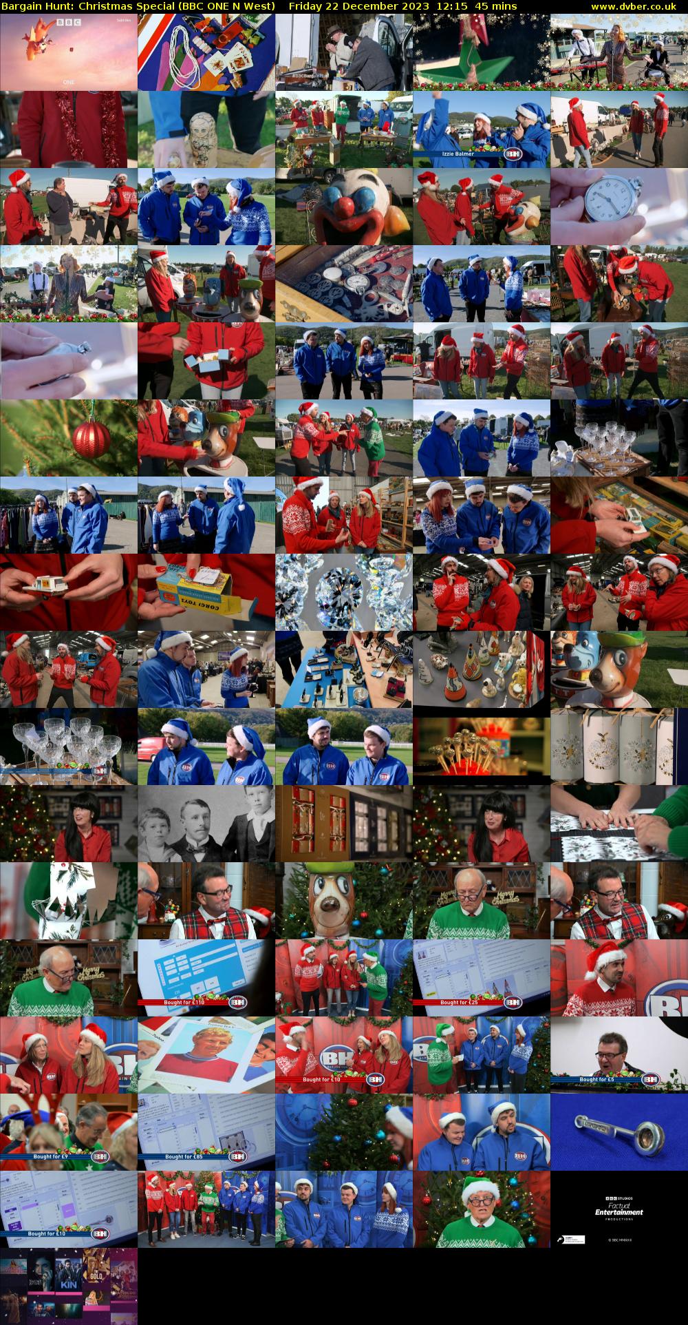 Bargain Hunt: Christmas Special (BBC ONE N West) Friday 22 December 2023 12:15 - 13:00