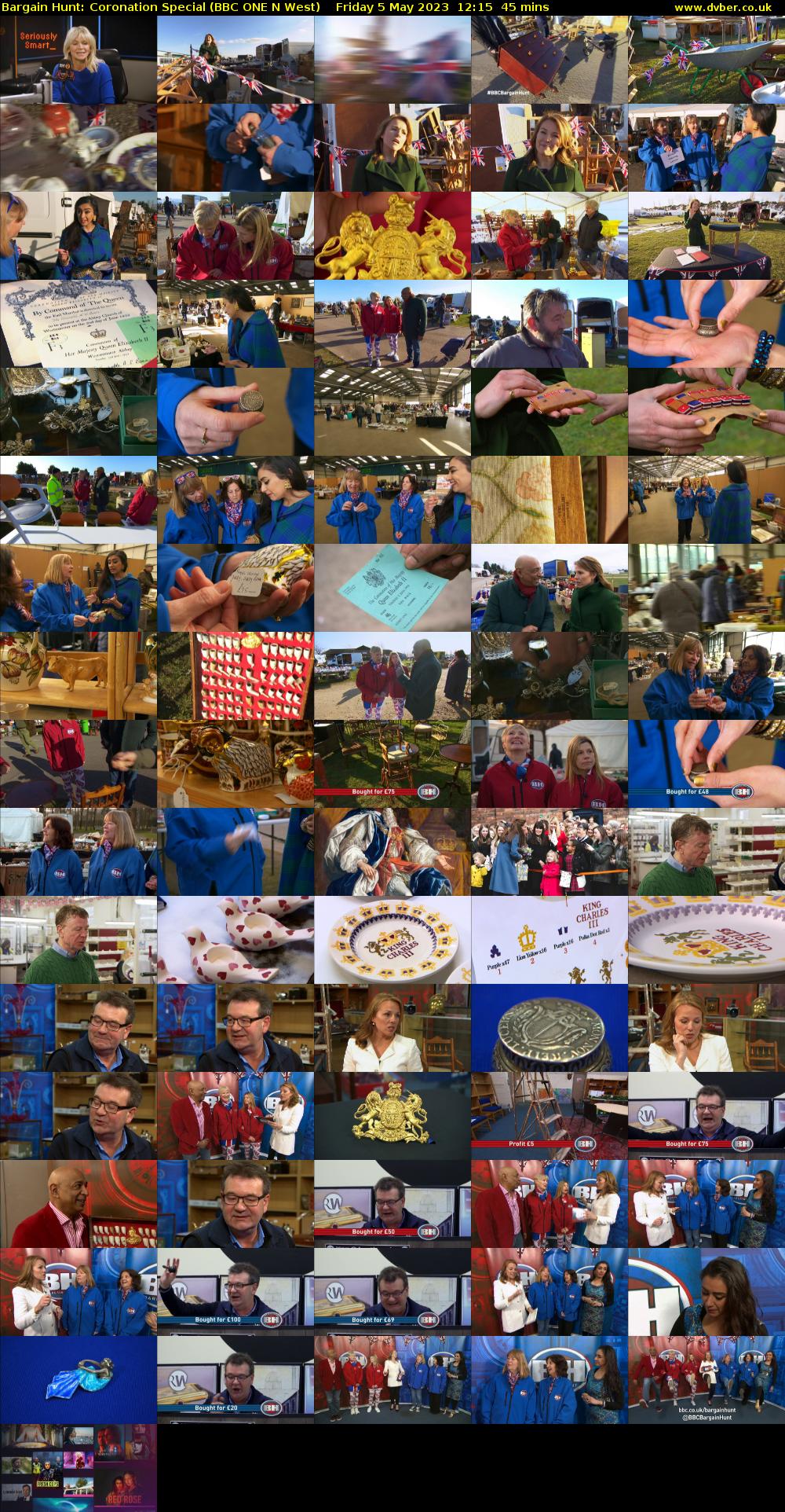 Bargain Hunt: Coronation Special (BBC ONE N West) Friday 5 May 2023 12:15 - 13:00