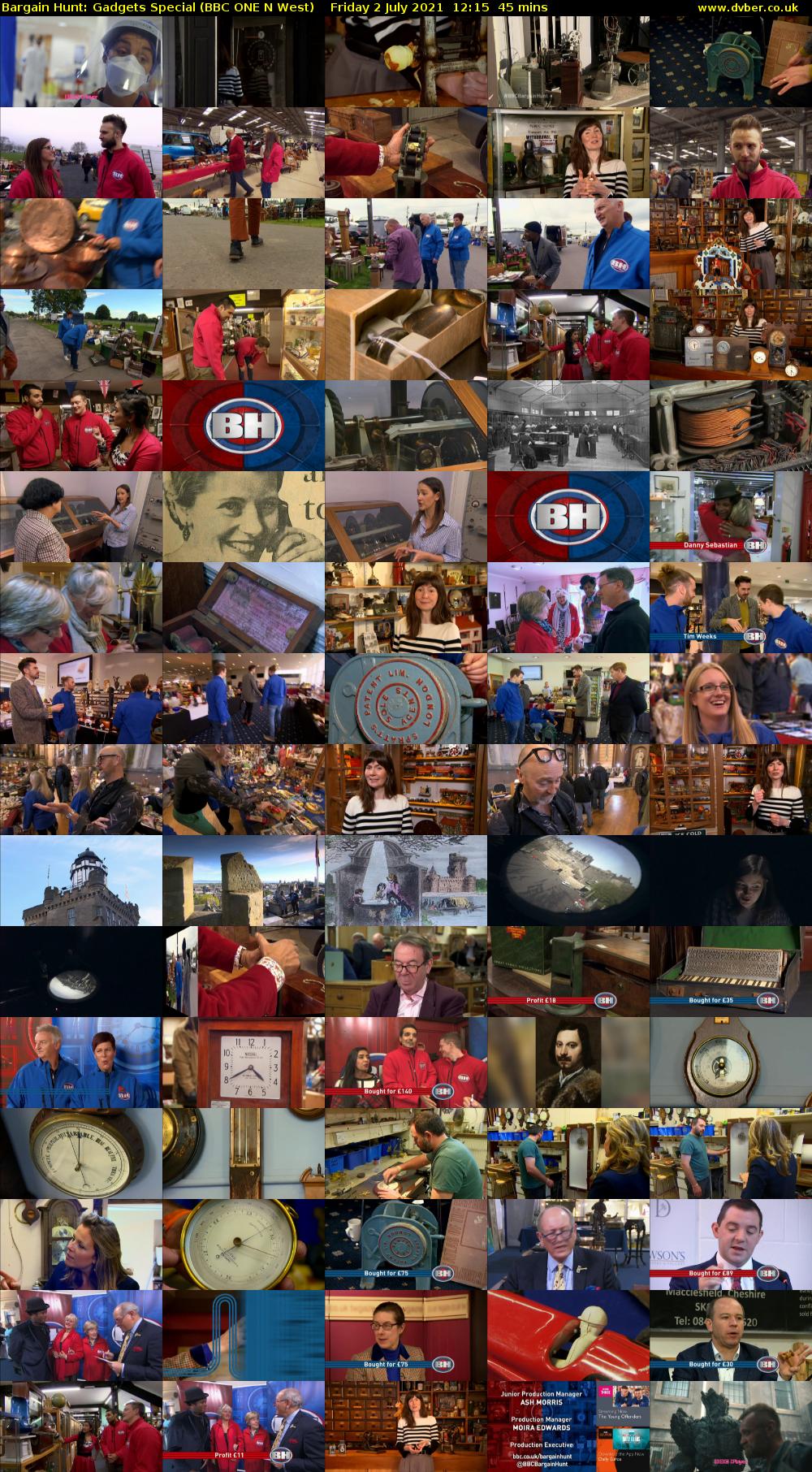 Bargain Hunt: Gadgets Special (BBC ONE N West) Friday 2 July 2021 12:15 - 13:00