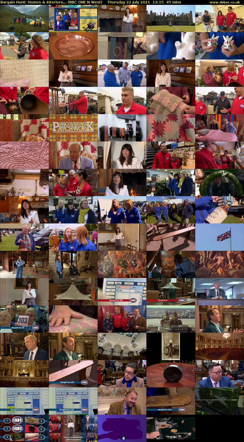 Bargain Hunt: Homes & Interiors... (BBC ONE N West) Thursday 22 July 2021 12:15 - 13:00