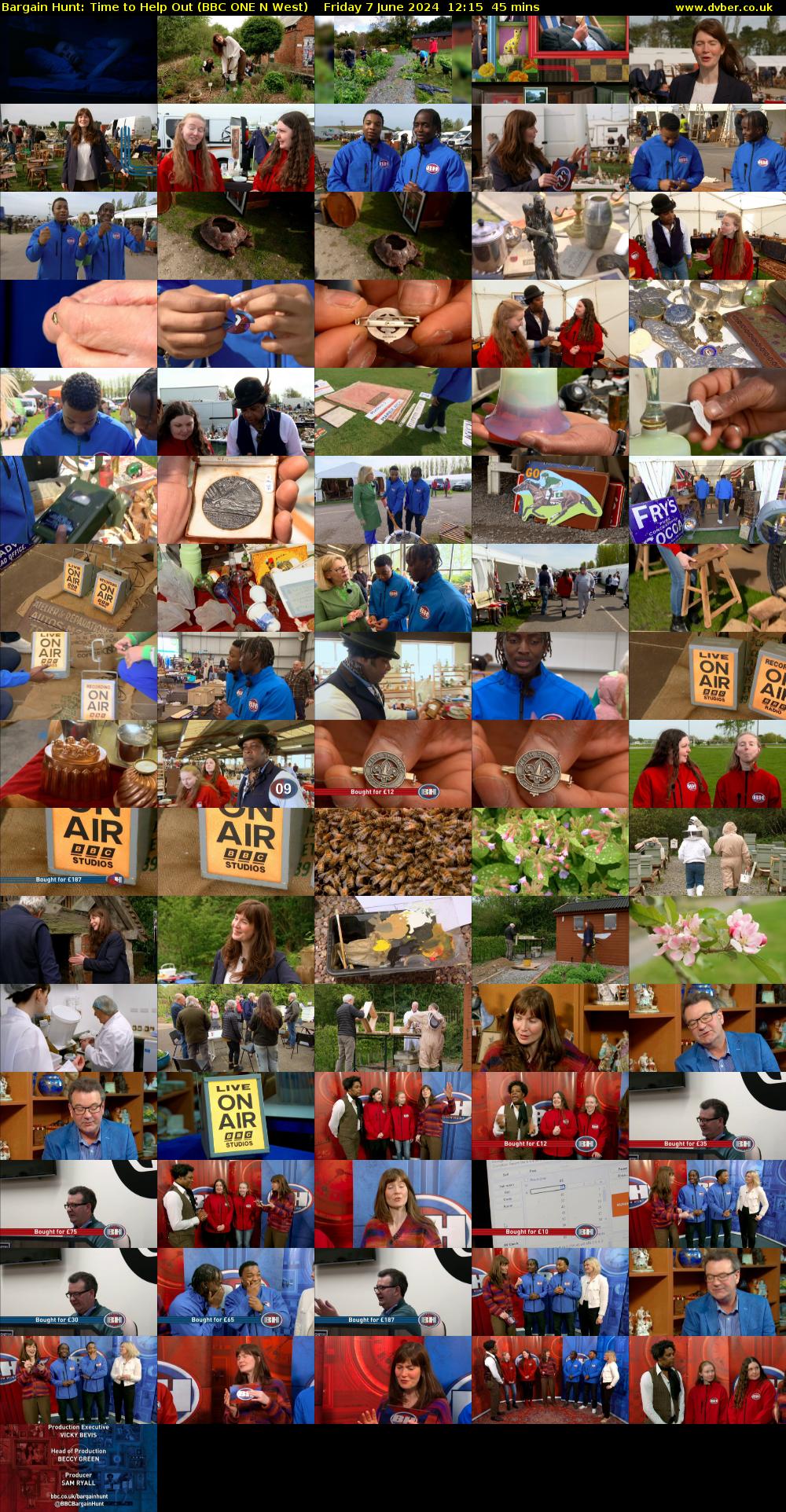 Bargain Hunt: Time to Help Out (BBC ONE N West) Friday 7 June 2024 12:15 - 13:00
