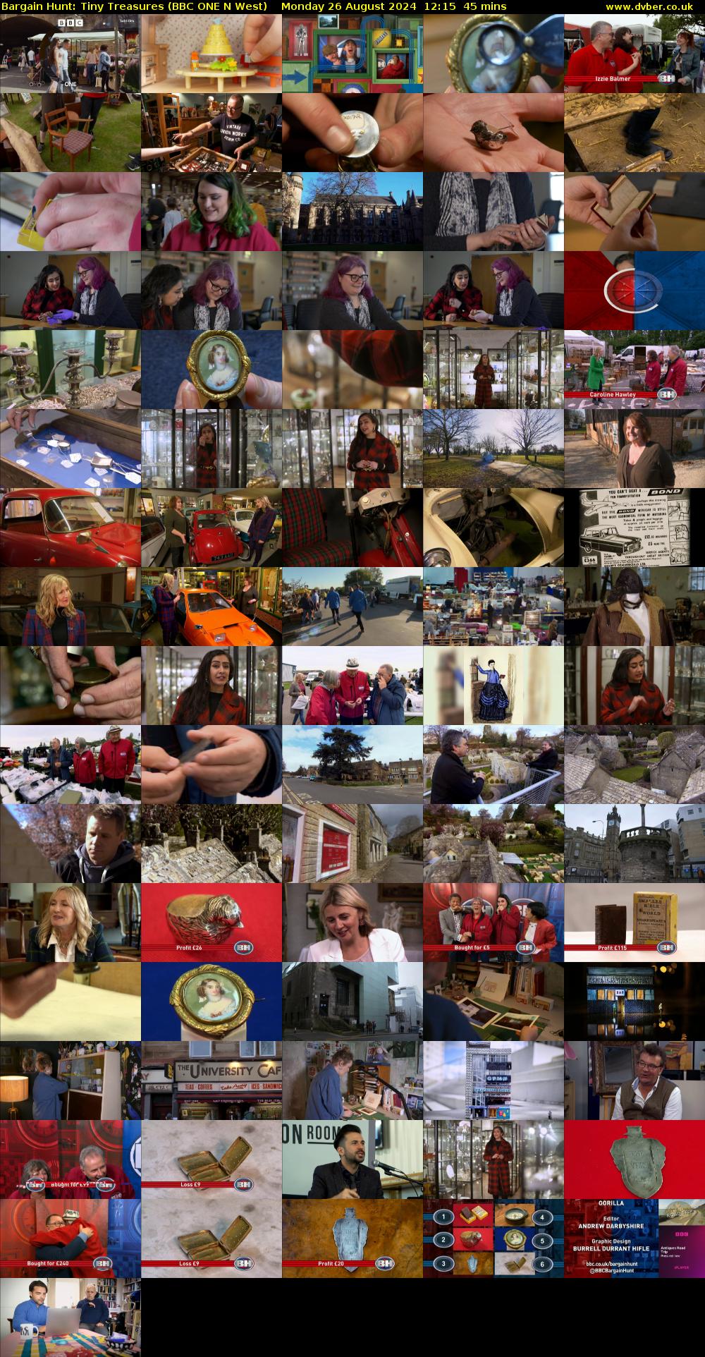 Bargain Hunt: Tiny Treasures (BBC ONE N West) Monday 26 August 2024 12:15 - 13:00