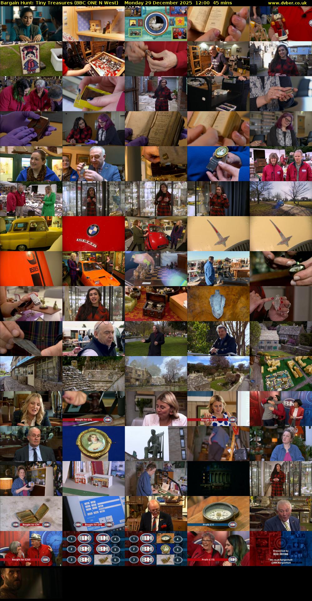 Bargain Hunt: Tiny Treasures (BBC ONE N West) Monday 29 December 2025 12:00 - 12:45