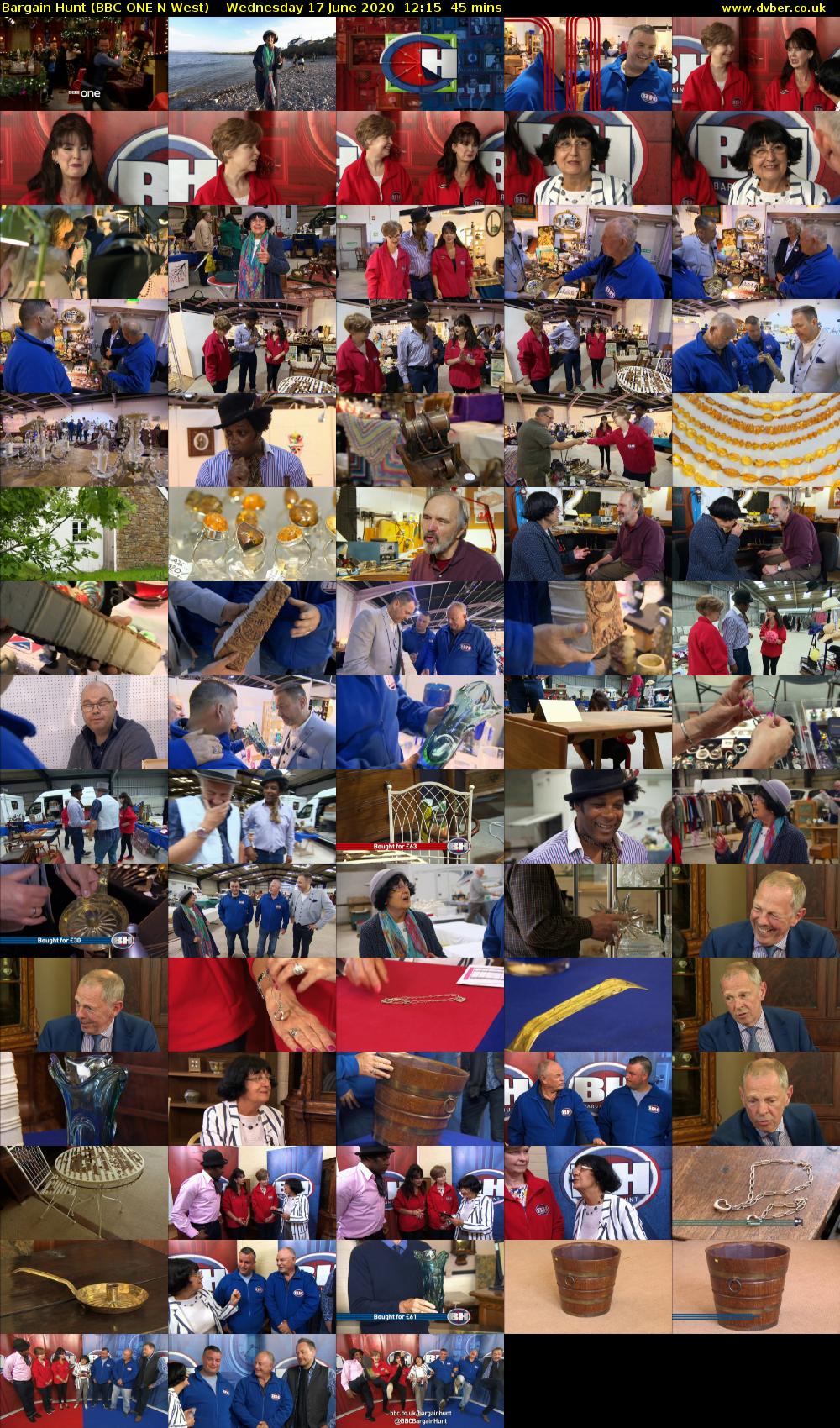 Bargain Hunt (BBC ONE N West) Wednesday 17 June 2020 12:15 - 13:00