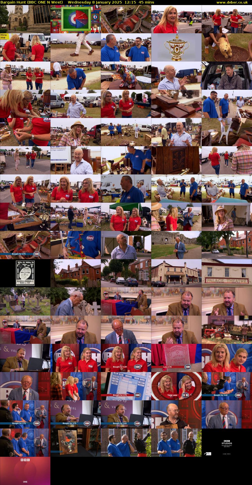 Bargain Hunt (BBC ONE N West) Wednesday 8 January 2025 12:15 - 13:00