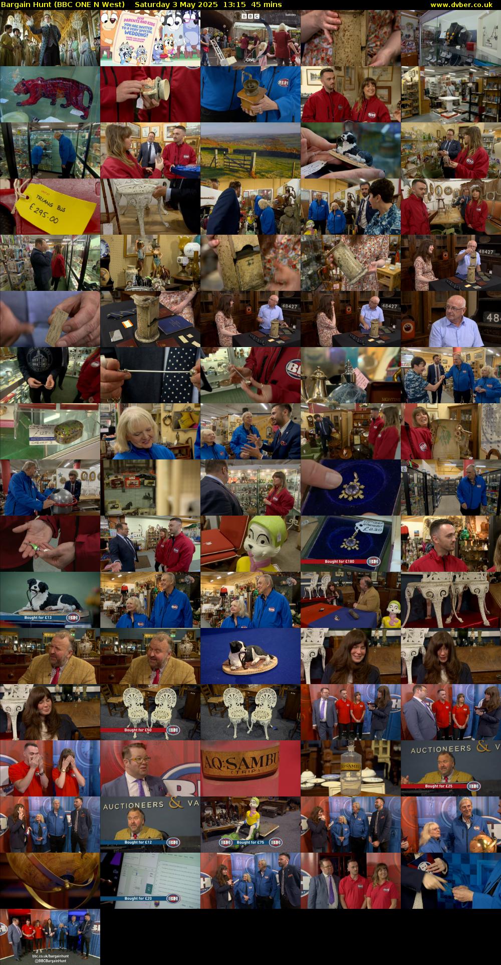 Bargain Hunt (BBC ONE N West) Saturday 3 May 2025 13:15 - 14:00