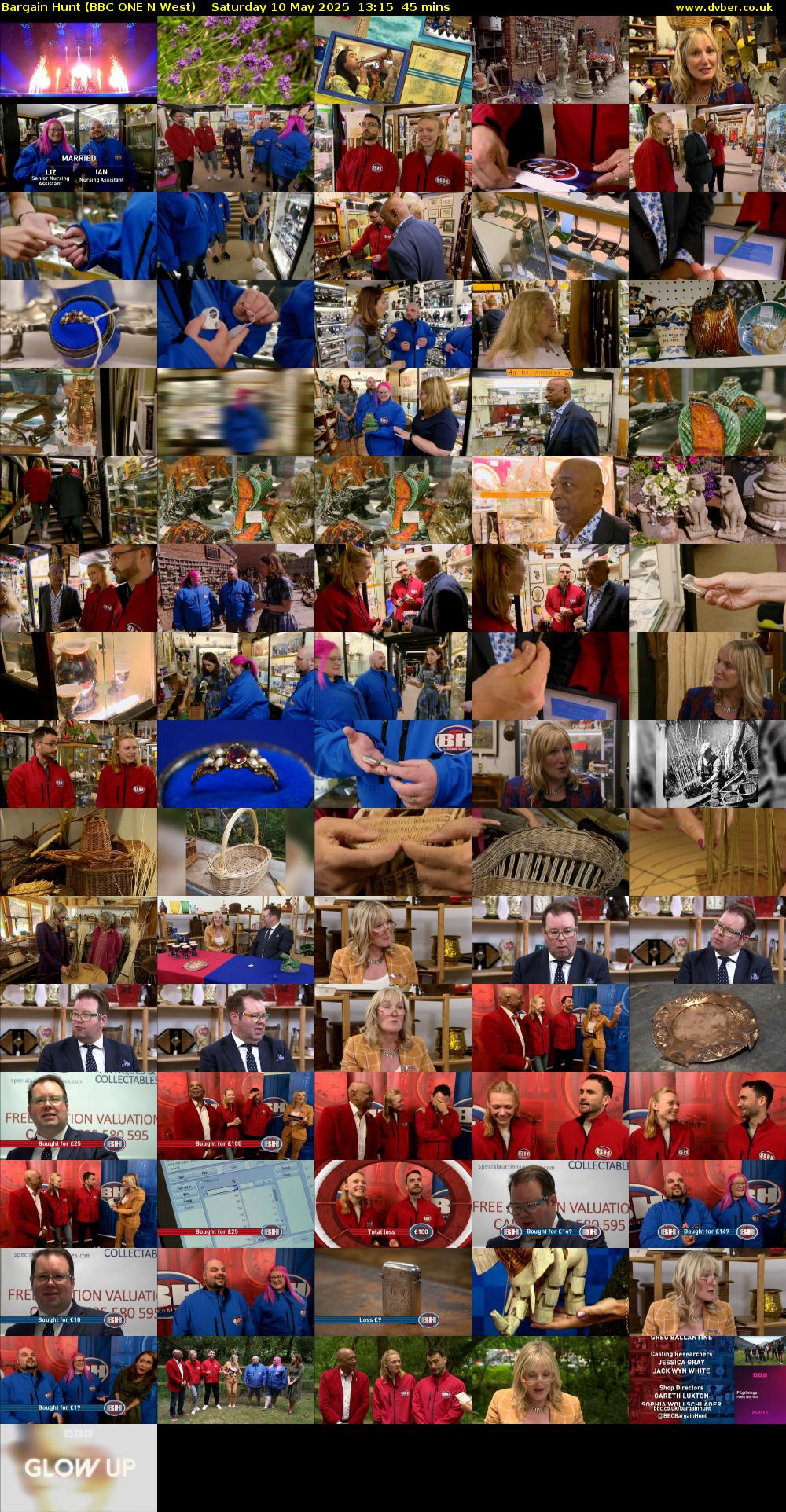 Bargain Hunt (BBC ONE N West) Saturday 10 May 2025 13:15 - 14:00