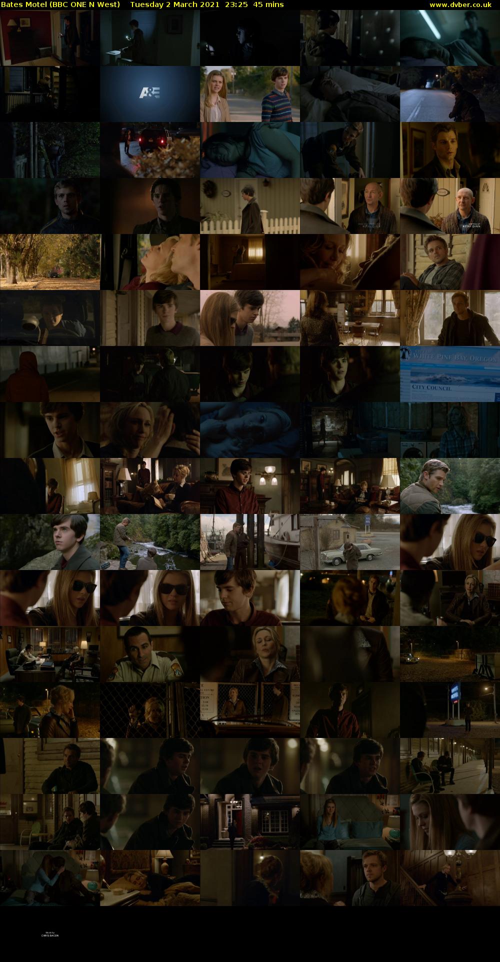 Bates Motel (BBC ONE N West) Tuesday 2 March 2021 23:25 - 00:10