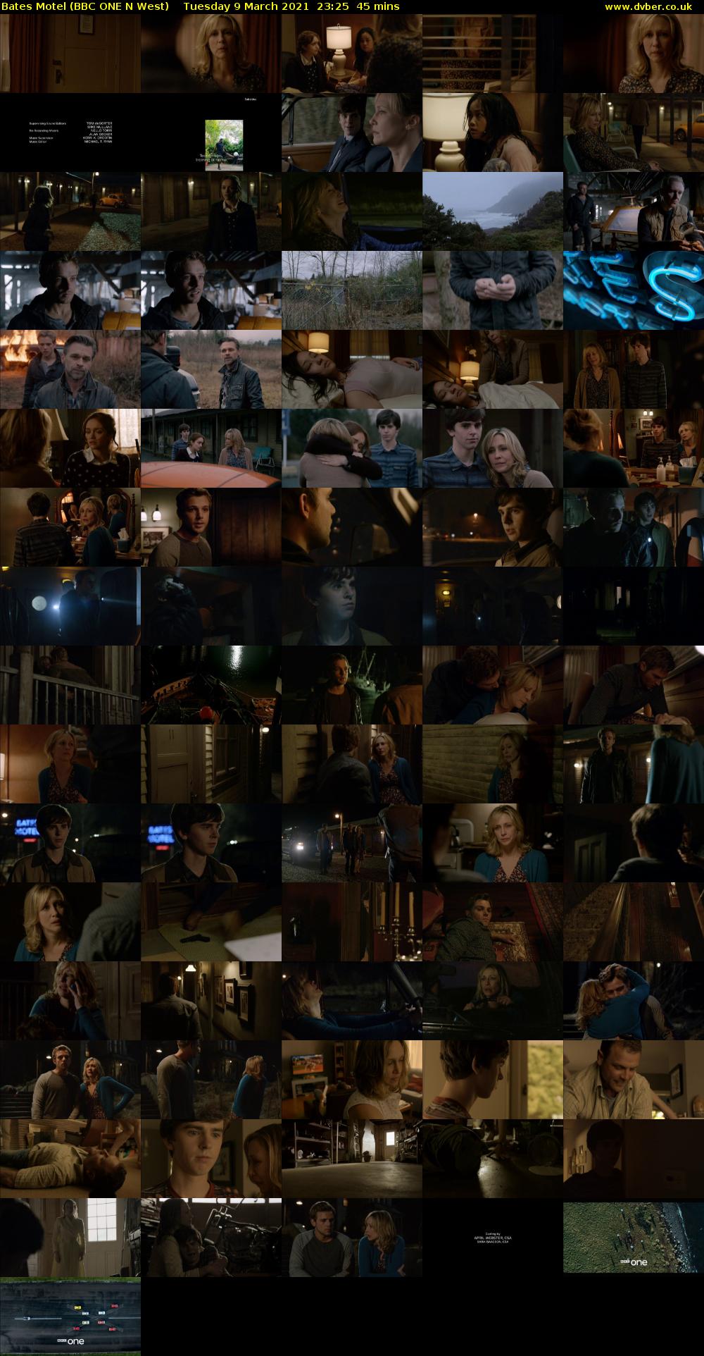 Bates Motel (BBC ONE N West) Tuesday 9 March 2021 23:25 - 00:10
