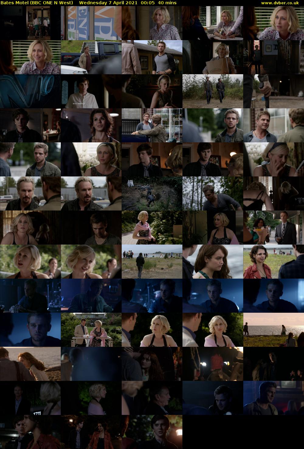 Bates Motel (BBC ONE N West) Wednesday 7 April 2021 00:05 - 00:45