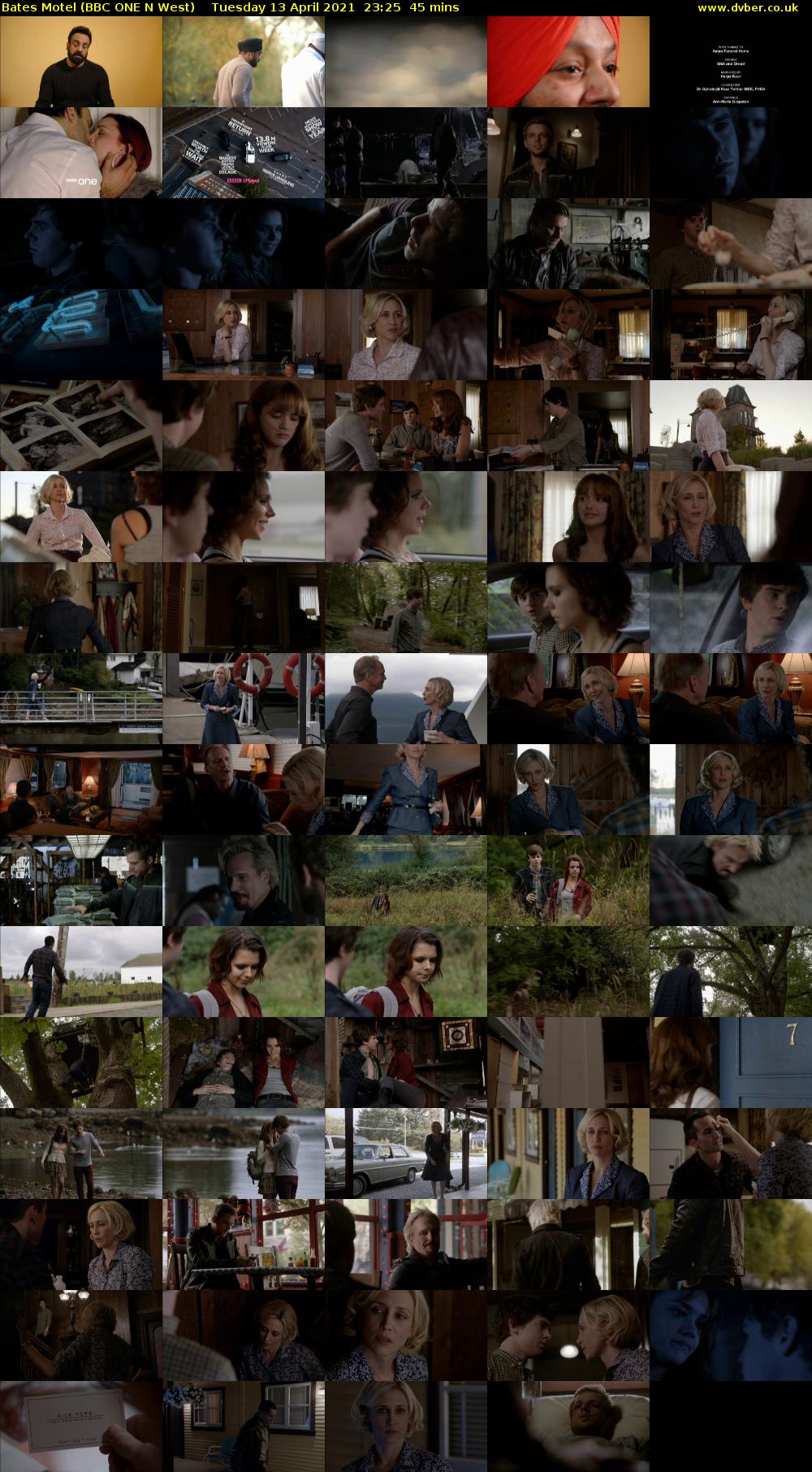 Bates Motel (BBC ONE N West) Tuesday 13 April 2021 23:25 - 00:10