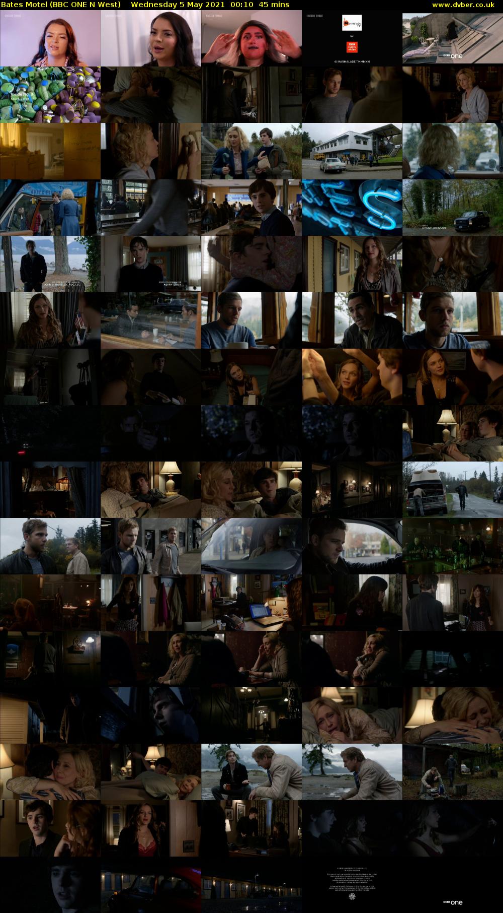 Bates Motel (BBC ONE N West) Wednesday 5 May 2021 00:10 - 00:55