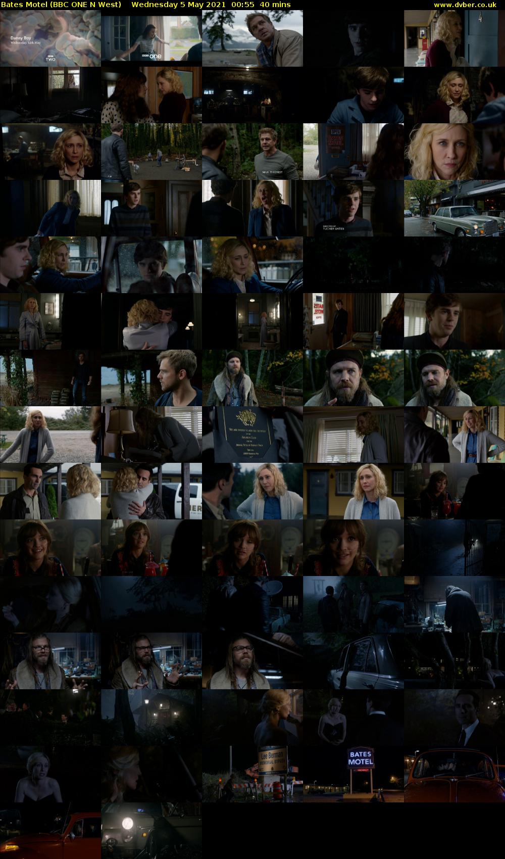 Bates Motel (BBC ONE N West) Wednesday 5 May 2021 00:55 - 01:35