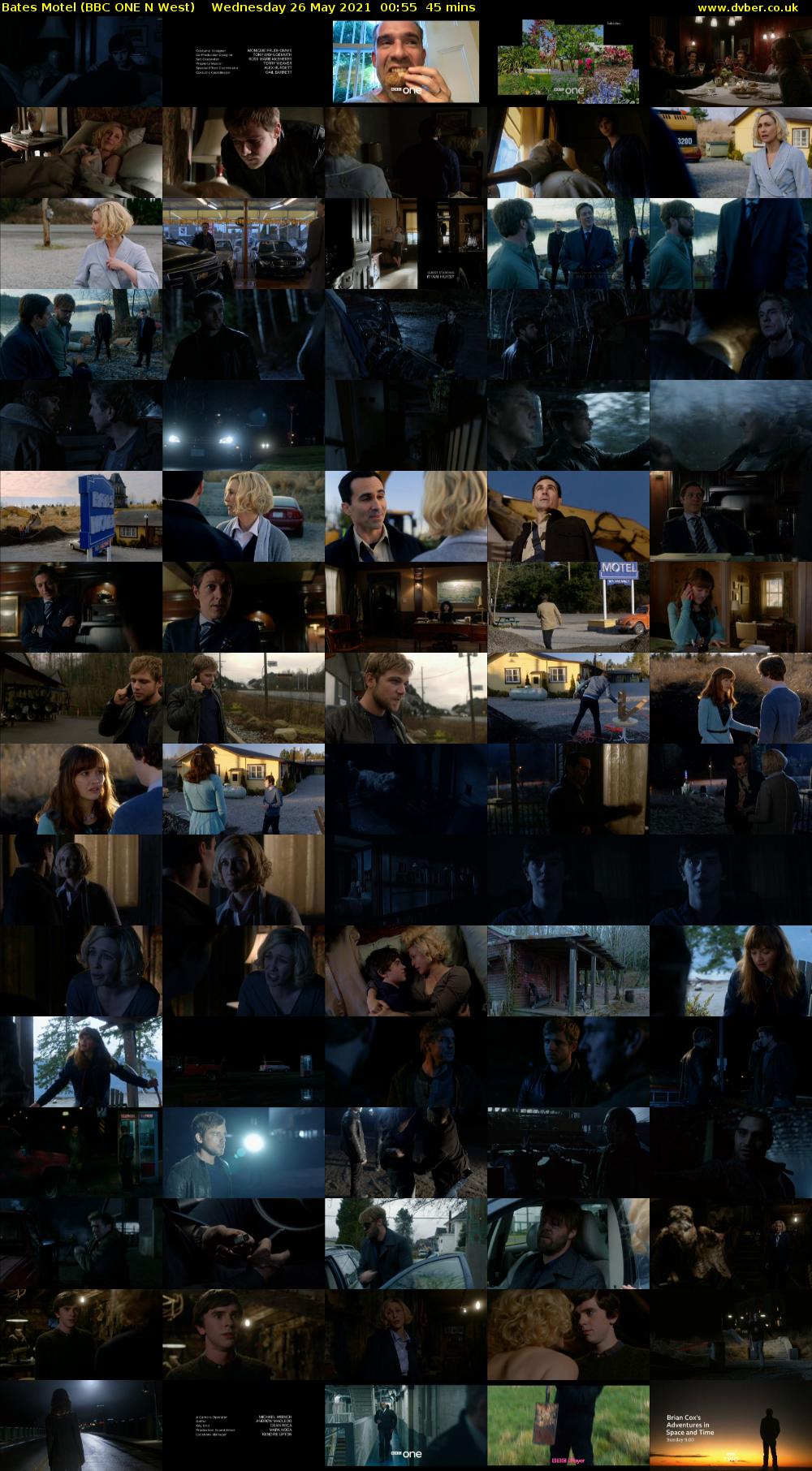 Bates Motel (BBC ONE N West) Wednesday 26 May 2021 00:55 - 01:40